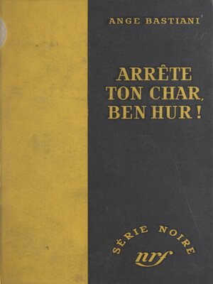 cover image of Arrête ton char, Ben Hur !